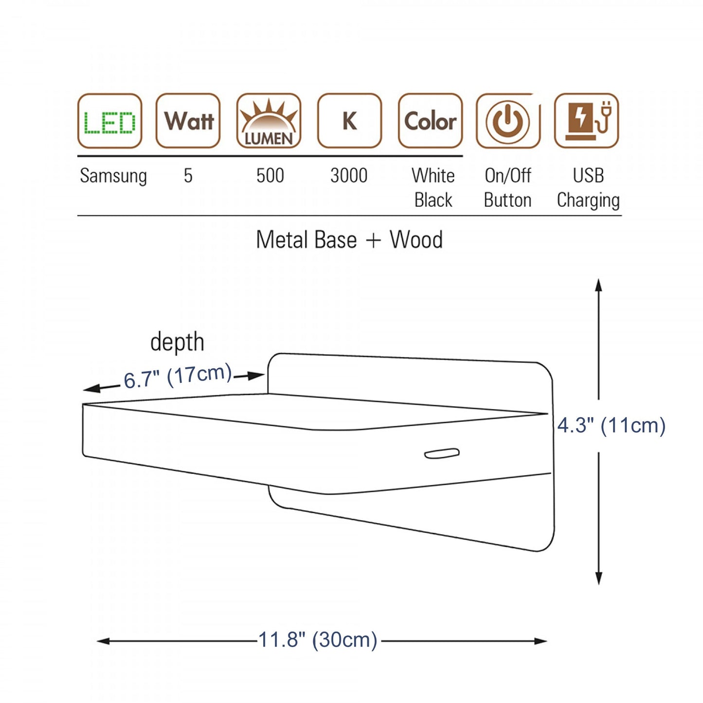 USB CHARGING SCONCE,Type 2, Modern Sconce, Samsung Led Sconce, Led Sconce, Usb Sconce, Usb Charging Light, Wall Hanging Usb Charger, On Off