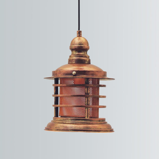 VINTAGE LIGHTING, Unique Vintage Pendant Light, Industrial Lighting, Hanging Lamp, Hanging Home Lighting, Copper, Ceiling Pendant Light