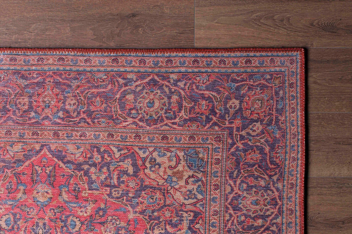 SURA | Oriental Rug, Persian Pattern, Vintage Handmade looks, Bohemian, Home decor, Floral Medallion, Bordered, Unique Red Carpet, Fame Rugs