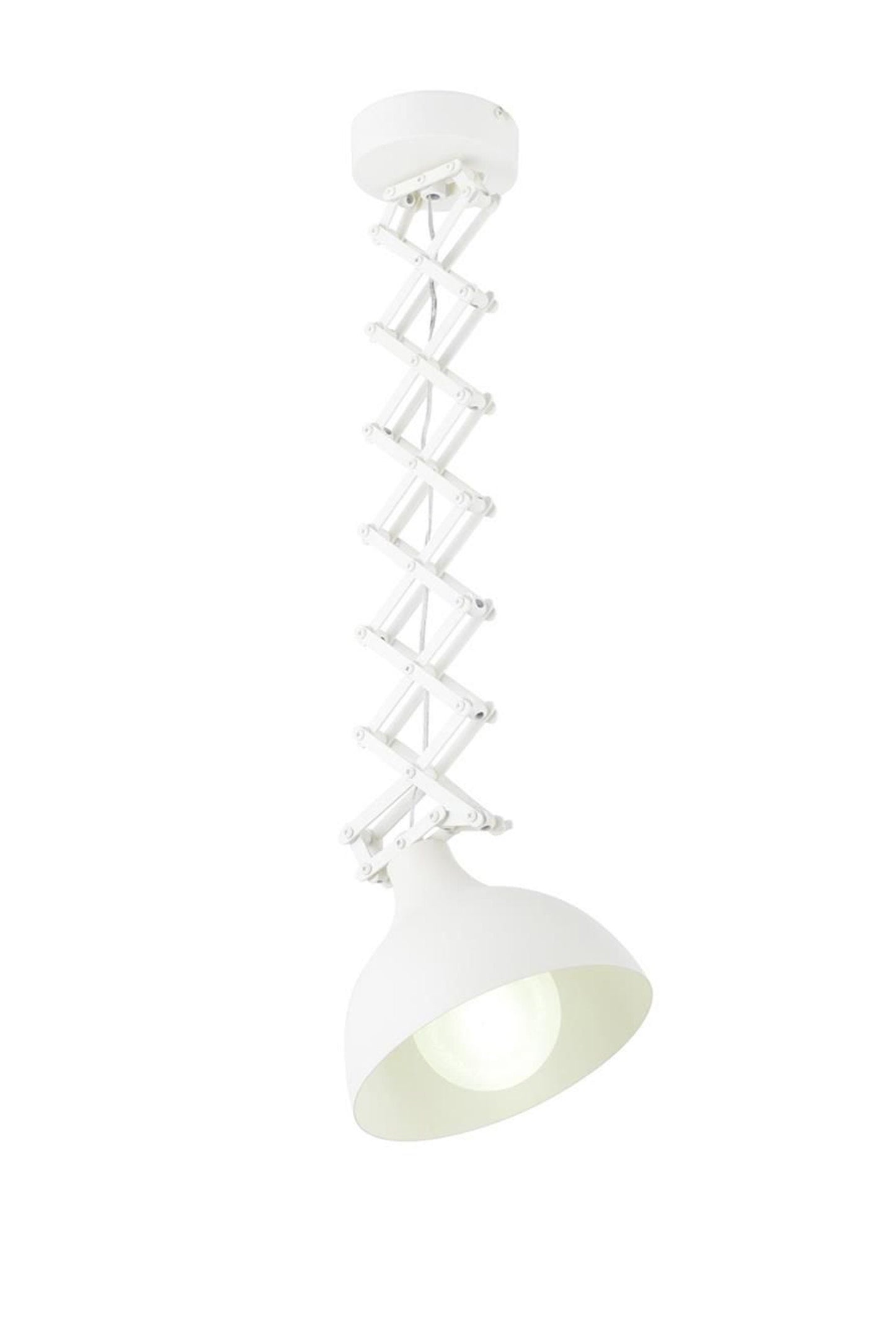 SCISSOR PENDANT LIGHT, Industrial Lighting, Hanging Loft Lamp, Hanging Home Lighting, Retro, Ceiling Pendant Light, White, Scissor, White