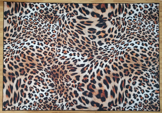 PARS | Leopard Rug, Leather pattern, Modern Mid-Century Vintage Area Rug, Art-deco look Boho Living room floor decor, Luxury decoration idea