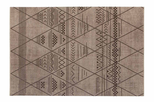 Mia Soil | Moroccan Geometric Style, Neutral Brown Boho & Scandinavian Rug, Teppich Scandi Floor Decor Nordic natural Rug For Living Room