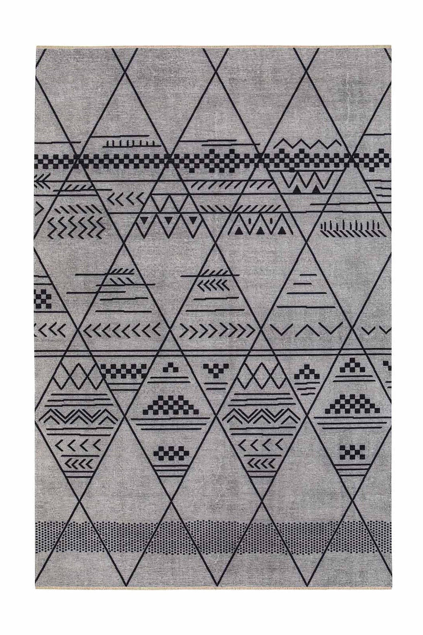 Mia Gray | Moroccan Berber Style, Geometric, Neutral Gray Boho & Scandinavian Rug, Teppich Scandi Floor Decor Nordic natural design Area Rug